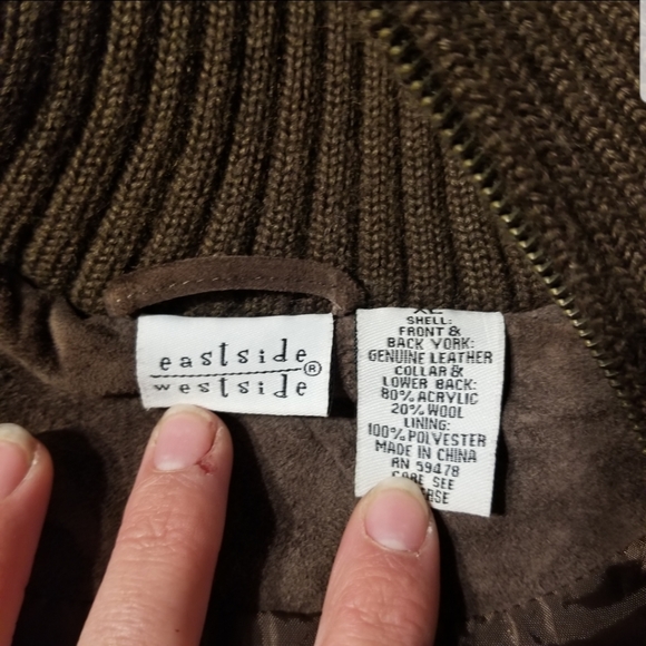 Genuine Leather Womens/Mens Retro Vest - Picture 3 of 4